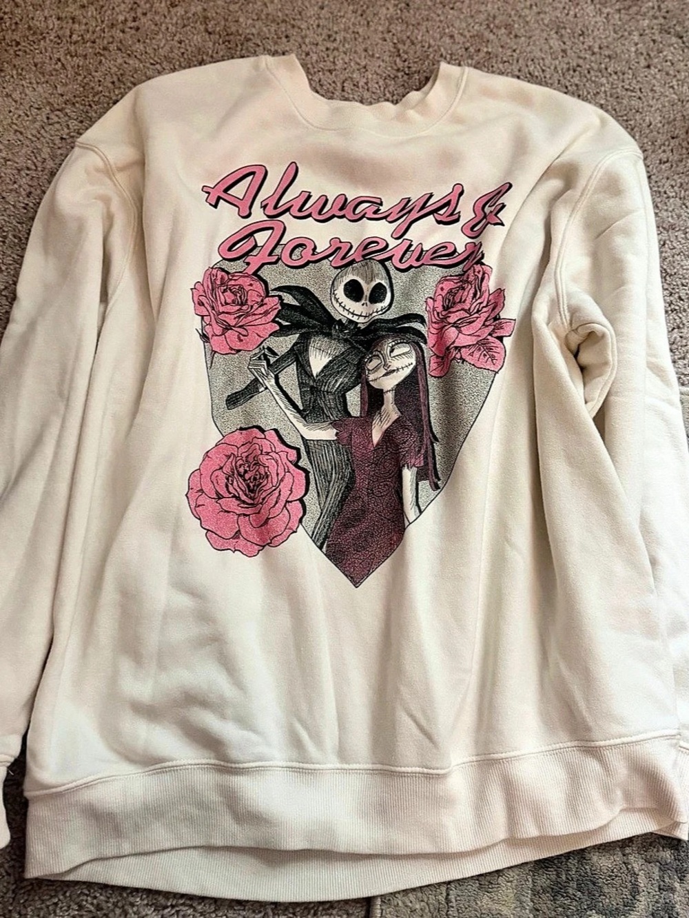 Disney The Nightmare Before Christmas Always & Forever Sweatshirt Graphic